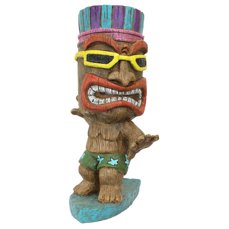 Design Toscano Kahuna Tiki Surfer Dude Statue - Image 1